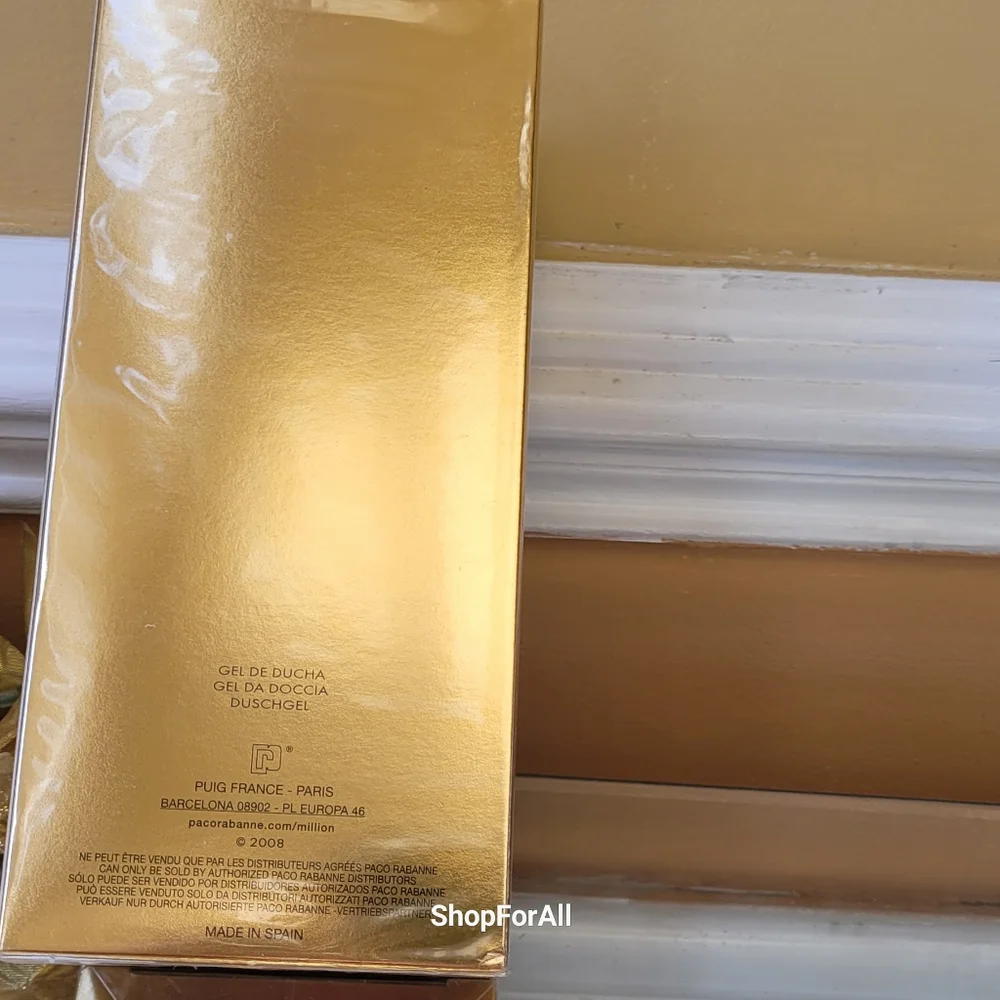 paco rabanne 1 million shower gel JUMBO 600 ML